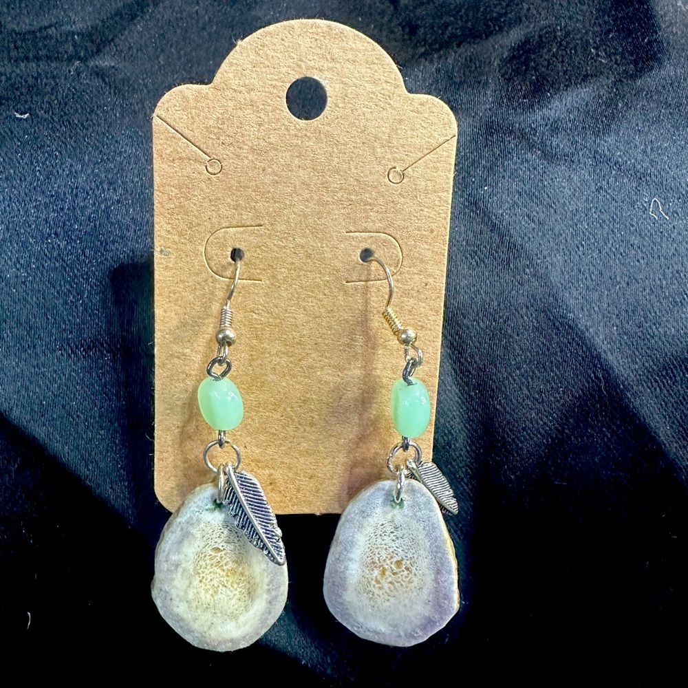 Handmade deer antler earrings. $15 each or all 4 for $35